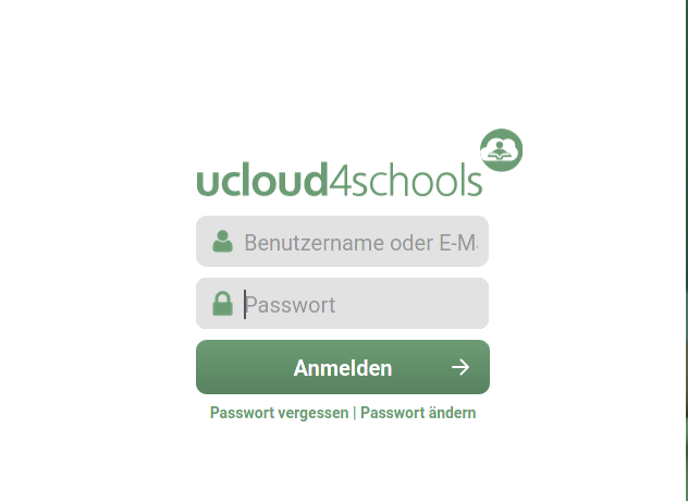 ucloud4schools - Anmeldung Desktop - NextCloud - Schritt4 Anmeldedaten eingeben