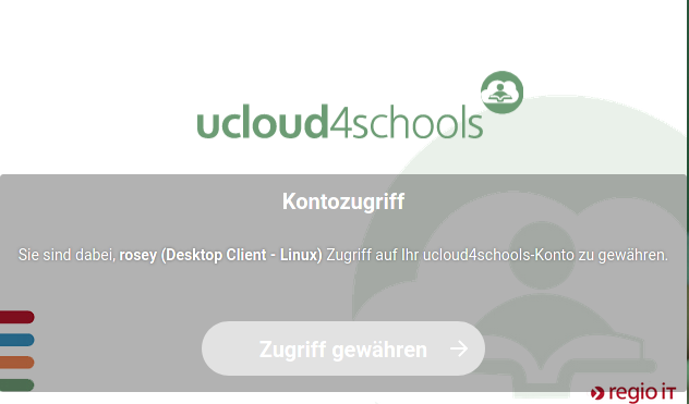 ucloud4schools - Anmeldung Desktop - NextCloud - Schritt5 Zugriffsanfrage